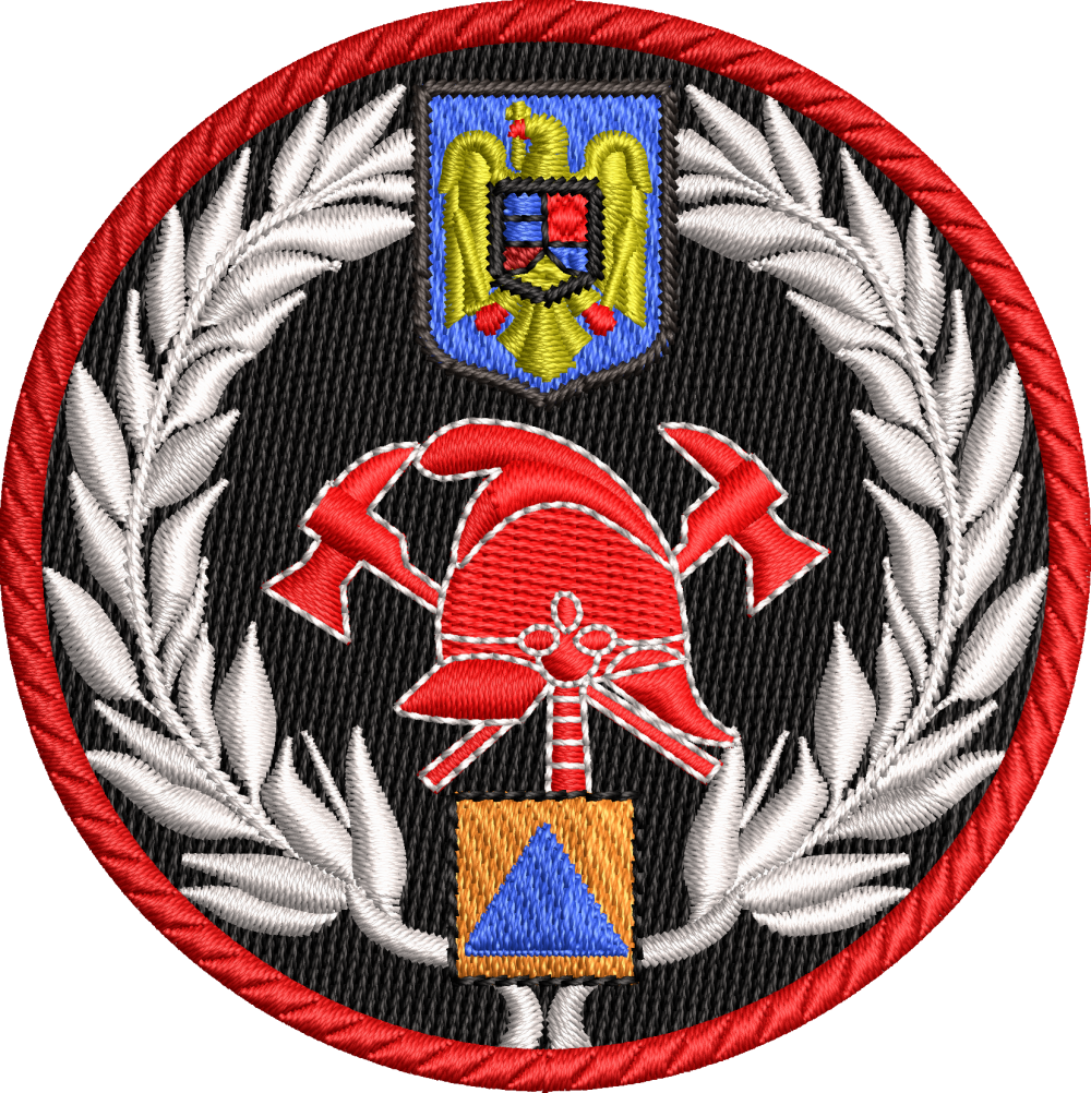 Emblema coifura SVSU brodata